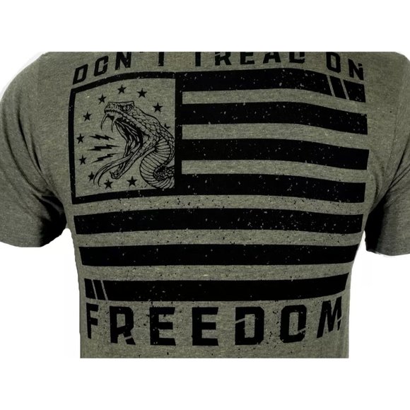 Howitzer Style Men's T-Shirt SNAKE SCREAM Gray Mil - Picture 8 of 10